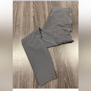 Lululemon grey align leggings 25” Sz 6